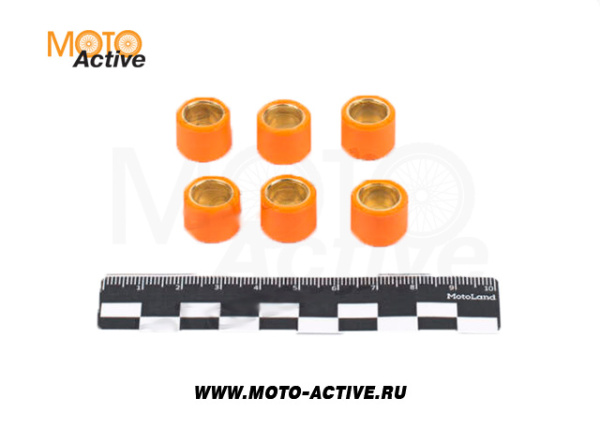 Ролики вариатора Yamaha JOG50/3KJ 4,5 грамм  (компл=6шт)