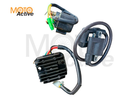 Двигатель ZS165FMM (CB250D-G) 223см3, возд. охл., электростарт