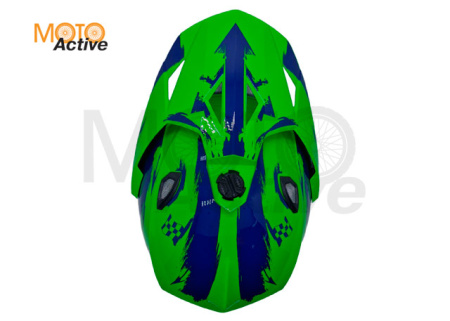 Шлем детский AiM JK802Y Green/Blue