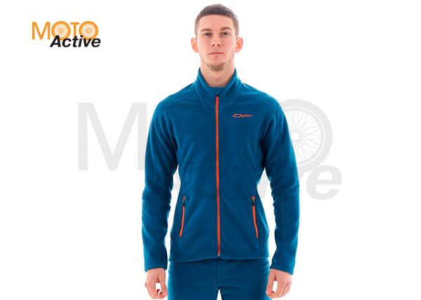 Мужская флисовая кофта Level Dragonfly Blue Orange