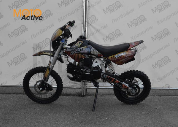 Питбайк  BSE EVO 110e Samurai SA - 14/12 (Полуавтомат КПП)