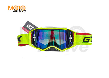 Очки Мотокросс GTX 5027 салатовые