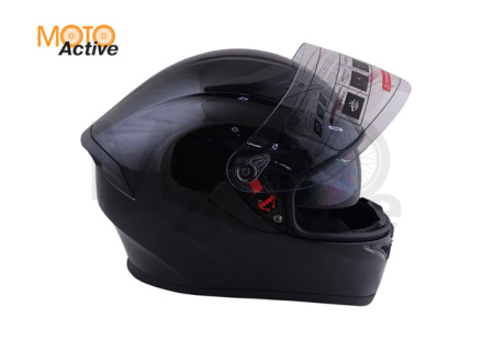 Шлем (интеграл) Ataki JK316 Solid, черный глянцевый