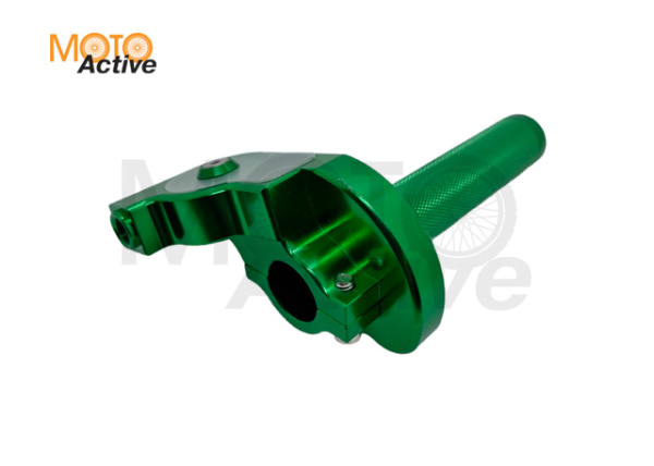 Ручка газа IGP CNC 7075 короткоходная Professional (зеленый IGP-026-1)