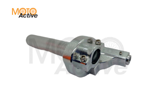 Ручка газа короткоходная (тюнинг) (серебристая)