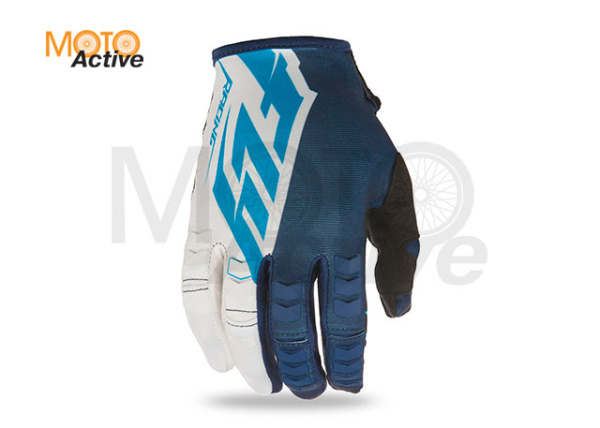 Перчатки FLY RACING KINETIC 2016 белые/синие