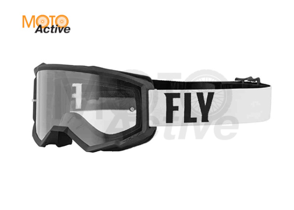 Очки для мотокросса FLY RACING FOCUS (2022) белый/черный