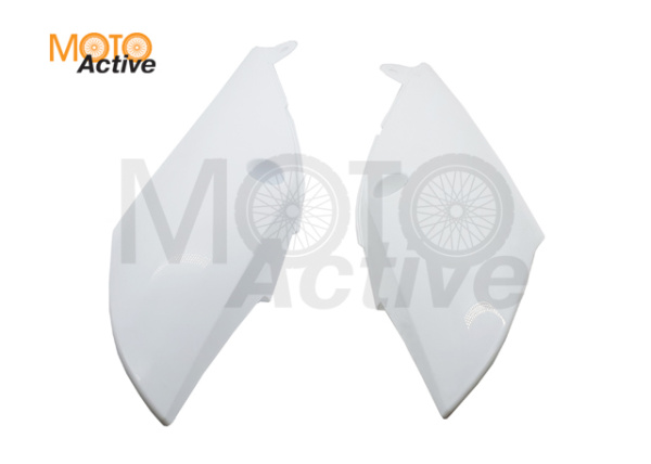 Боковые обтекатели задние (пара) KAYO T2 ENDURO T4 (2020) белые