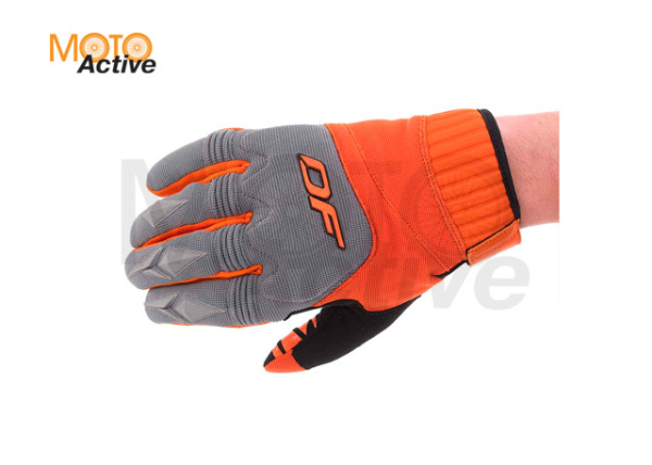 Перчатки DF ENDURO Gray-Orange-Black