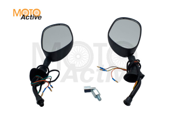 Зеркало d8 mm ZX- 232 (с поворотниками)