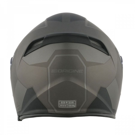 Шлем открытый со стеклом ORIGINE PALIO Techy, черный/титановый