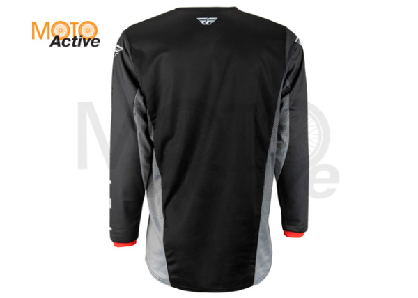Джерси FLY RACING KINETIC KORE, черная/серая