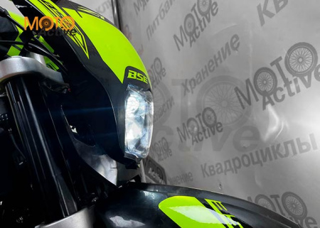 Эндуро / кроссовый мотоцикл BSE Z1 150e 19/16 Neon Raven