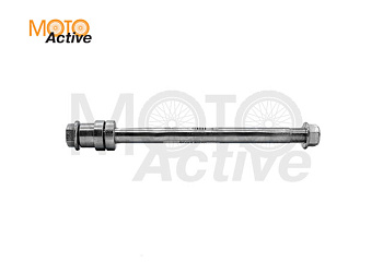 Ось М17x240 крепления заднего колеса Athlete 16/18, с втулками