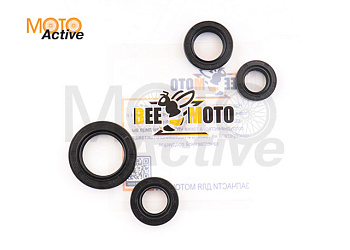 Набор сальников 27х42х7, 20х31х7, 17х30х6, 15х25,5х7 (набор) Honda LEAD-90 HF-05 (4шт) "BEEZMOTO"