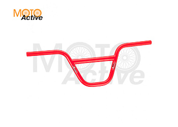 Руль 22 ACCEL питбайк высокий красный