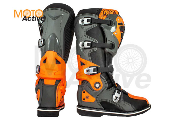 Мотоботы RYO Racing MX7 Enduro (оранжевый/черный/серый)