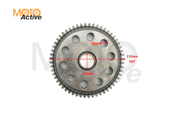Шестерня редуктора электростартера большая ZS174MN-3 (CBS300) (WW0370)