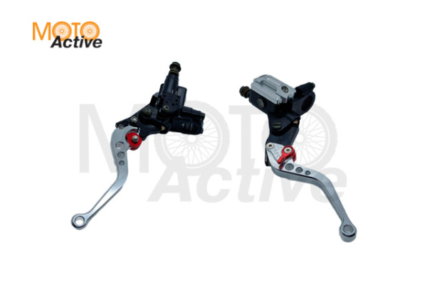 Машинки тормозные (ГТЦ) универсальные (комплект, радиальные, тюнинг) (mod:1, серебро) "RIDE IT"