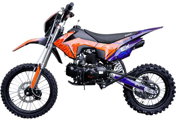 Питбайк BSE EX125 17/14 Blue Orange Ant (040) Питбайк BSE EX125 17/14 Blue Orange Ant (040)