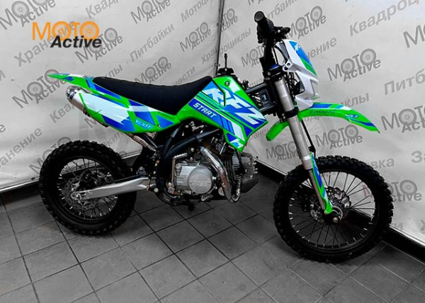 Питбайк APOLLO RFZ START 125X-LЕ 17х14 ( Зеленый/GREEN)