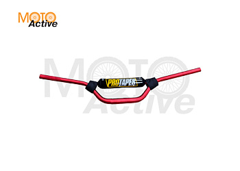 Руль алюминиевый 1-1/8 (28,6 мм) IGP ProTaper c перемычкой высокий (790 x 170мм) (Красный,IGP-005-5)