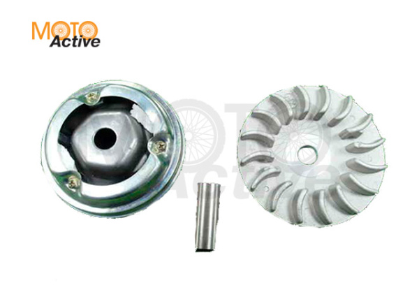 Вариатор Honda Lead -90 в сборе (наружный шкив, палец)