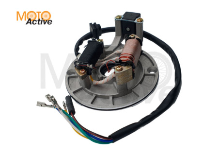 Статор генератора 152FMI 125см3 (2 катушки/двиг. без стартера)