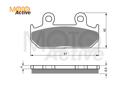 Тормозные колодки GOLD FREN Sintered S3 025