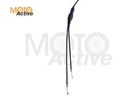 Трос газа (двойной с загибом, для карбюратора с ускорителем) 250см3 L=1185