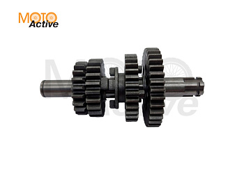 Вал КПП вторичный в сборе, YX140\W063 kick start WELS RT  (252168004001)