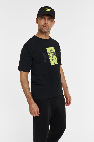 Футболка FINNTRAIL Fish 6718 BlackYellow