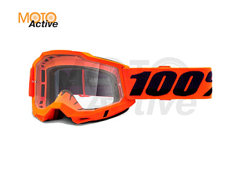 Очки 100% Accuri 2 Goggle Orange / Clear Lens