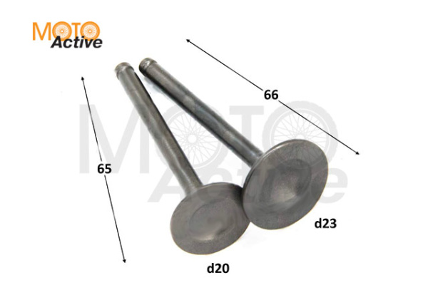 Клапаны (компл. 2шт) 153FMI 125см3