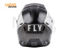 Шлем (кроссовый) FLY RACING KINETIC STRAIGHT EDGE, черный-белый (2021)
