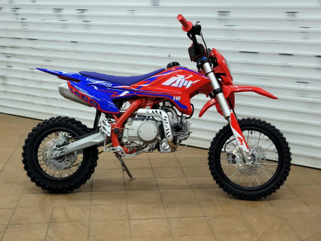 Питбайк Кроссовый Apollo Tracker 110E auto, 14/12 (Красный/Cиний)