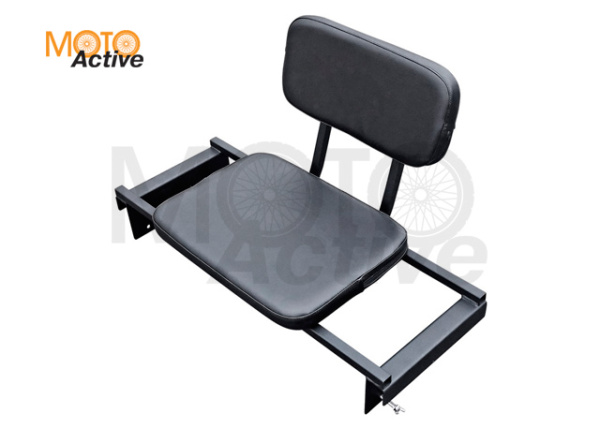 Сиденье деревянное с металл. каркасом с чехлами из кожзам. для саней к мотобуксировщику (L=1550 мм)