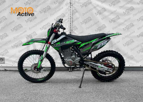 Мотоцикл кроссовый Motoland XT250 HS (172FMM) зеленый