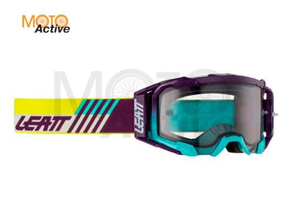 Маска кросс Leatt 5.5 Indigo Light Grey 58%