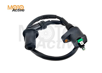Катушка зажигания со свечным колпачком 4T двиг.139QMB, 152QMI, 157QMJ SCOOTER-M