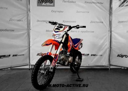 Питбайк APOLLO RFZ START 125 LЕ 17х14 ( Красный/RED)