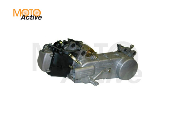 Двигатель скутера в сборе 157QMJ 150cc база под 13" колесо(CDI, карбюратор, реле)