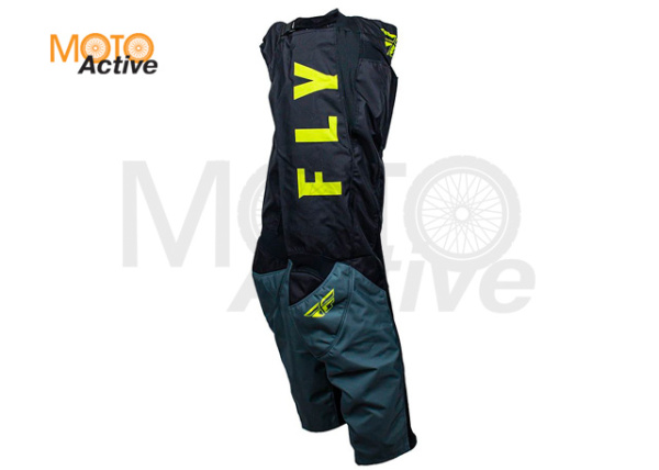 Брюки для мотокросса FLY RACING F-16 REFRESH, черные/серые
