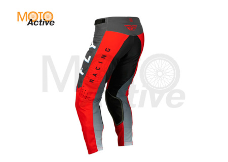 Брюки для мотокросса FLY RACING KINETIC KORE, красные/серые