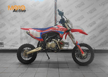 Питбайк APOLLO RXF  OPEN 125E  (с фарой) 14х12 ( Красный/RED )