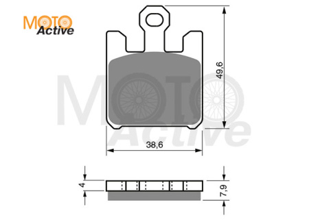 Тормозные колодки GOLD FREN Sintered S3 200