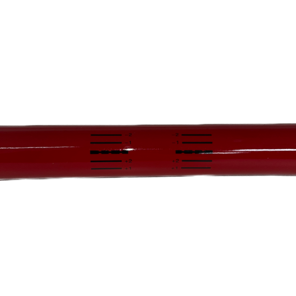 Руль 28мм #3 двухцветный красный