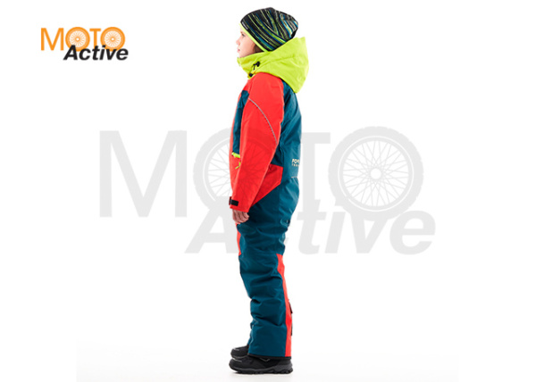 Зимний утепленный комбинезон DF Teenager Gravity Red Dark Ocean (140-146)