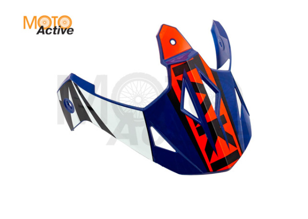 Козырек для шлема ATAKI JK802 Rampage(синий/красный)