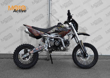 Питбайк  BSE EVO 110e Samurai SA - 14/12 (Полуавтомат КПП)